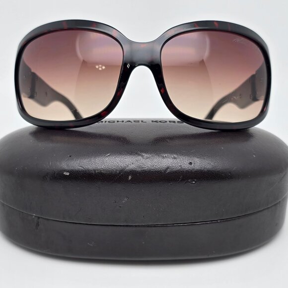 Michael Kors M2685S Bel Air Dark Tortoise Frame Brown Gradient Lens Sunglasses - Picture 1 of 16